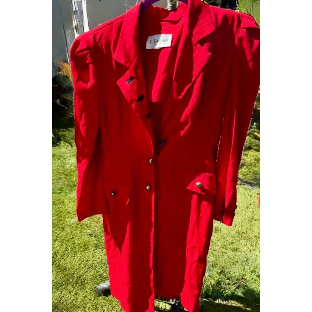 Size 4P J. Taylor Red Coat